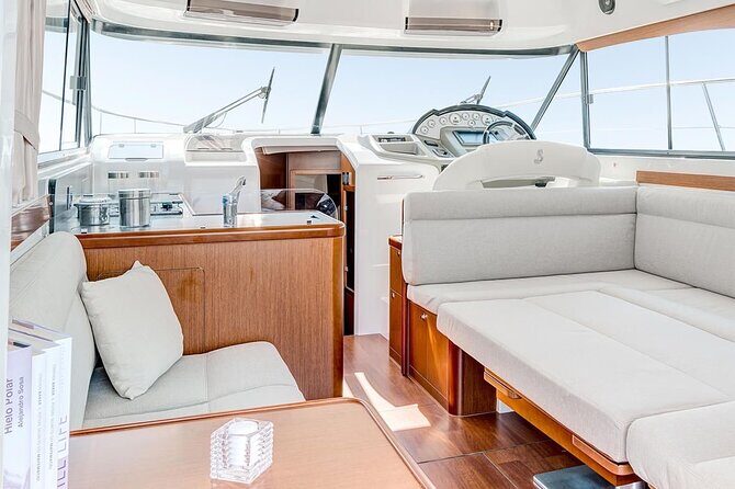 2 Hour Private Sunset Cruise on Luxury Motor Boat with Drinks - The 2-hour itinerary: from marina cruise to sunset watch