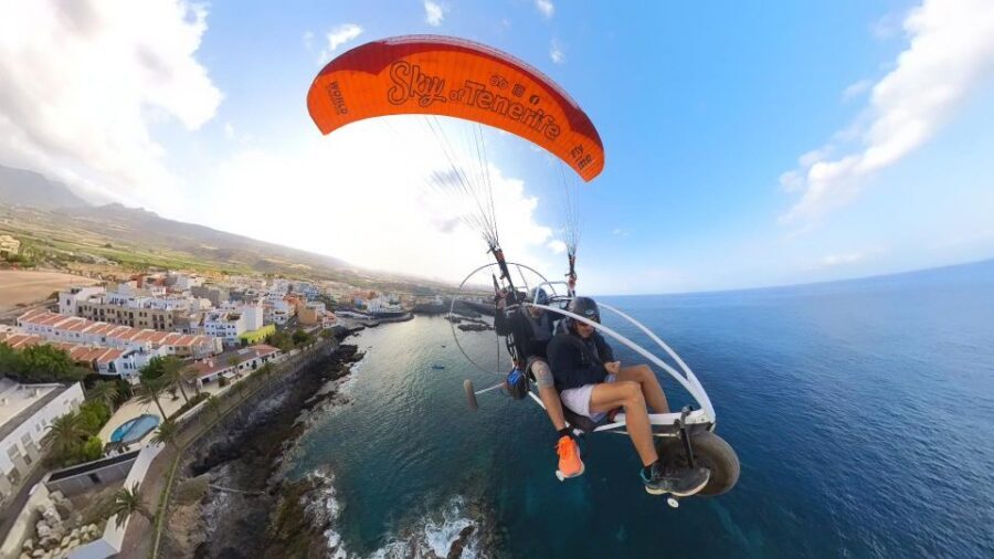 Adeje: Paratrike Flying Tour with Hotel Pickup and Photos - The flight route over Costa Adeje: beaches, ravines, and volcano views
