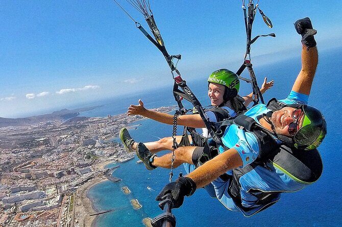 BRONZE tandem paragliding flight in South Tenerife, free pick up - Why Bronze Tandem Paragliding in South Tenerife Works for First-Timers