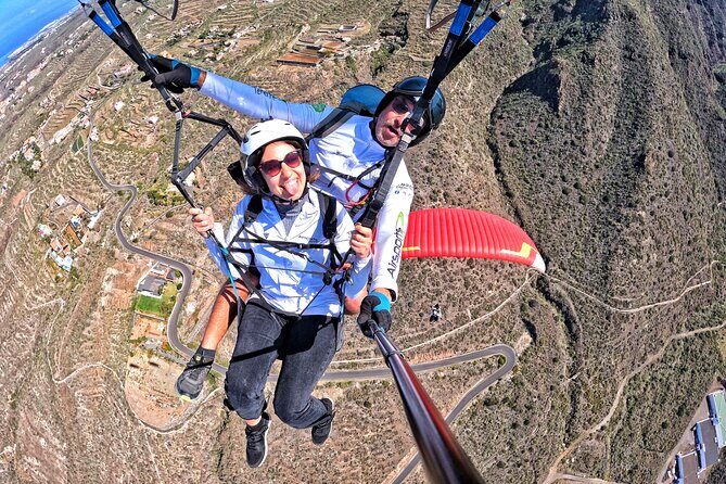 BRONZE tandem paragliding flight in South Tenerife, free pick up - The Takeoff Steps: The Part You Can Control