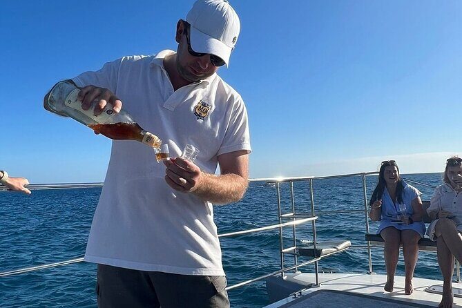 CATAMARAN OCEAN CRUISE TOUR, Food & Drinks included! - Playa de los Hippies: where swimming and snorkeling take over