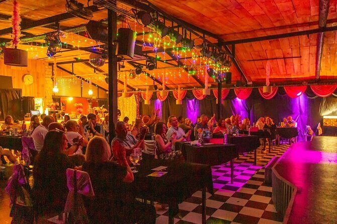 Comedy Drag Show Music Hall Tavern with Dinner - What you get for about $53: show entry, 3 courses, and a souvenir photo