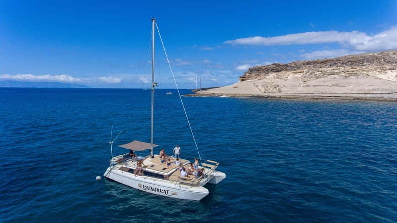 Costa Adeje: Catamaran Tour, Snorkelling, Snacks & Drinks - The Veril Beach cove stop: snacks, drinks, and calmer water time