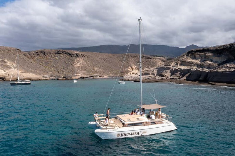 Costa Adeje: Private Catamaran Tour 22 Persons Max - From Puerto Colón out into the Atlantic
