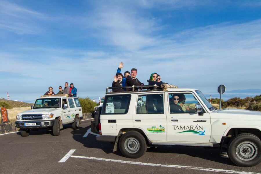 From Playa de las América: Half-Day Jeep Safari Tour - The ascent and the summit payoff at El Teide