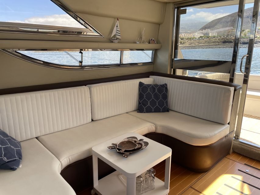 Las Galletas: Private Luxury Yacht Cruise with Lunch - The Anchored Bay Break: Lunch, Snorkeling, and Sun Time