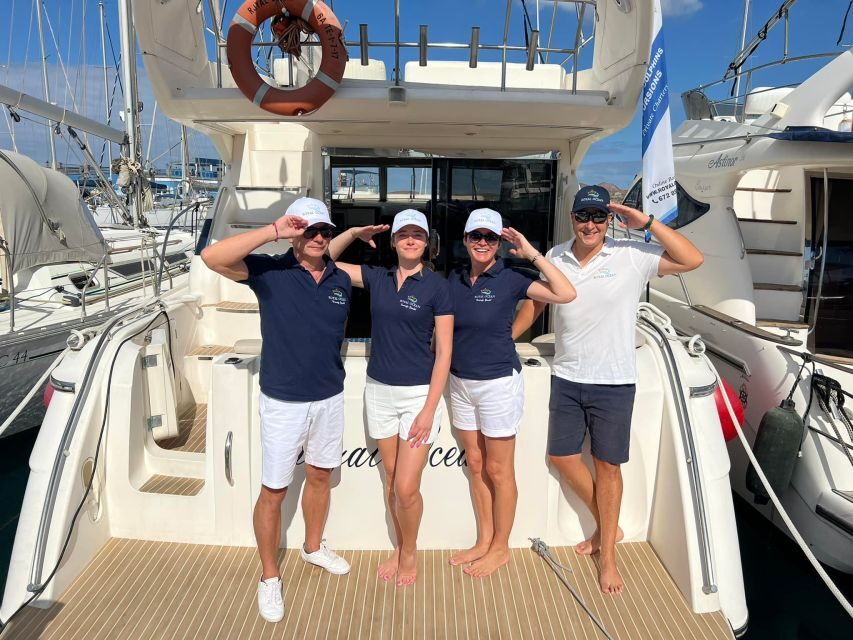 Las Galletas: Private Luxury Yacht Cruise with Lunch - Food, Drinks, and Crew Service: This Is Where the Luxury Shows