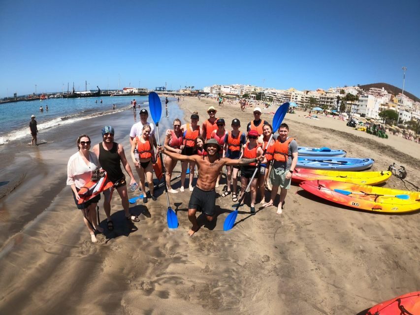 Los Cristianos: Kayaking and Snorkeling with Marine Wildlife - Paddle time to Palm-Mar: coastline views and Tenerife’s Teide in the frame