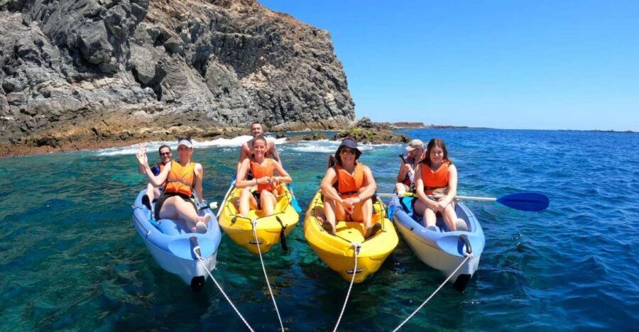 Los Cristianos: Kayaking and Snorkeling with Marine Wildlife - Rays Bay launch: instructions, life vests, and gear that removes stress