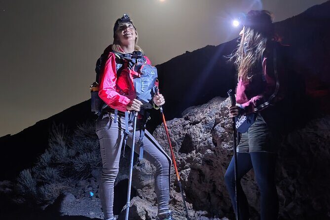 Night Hike to Summit of Teide for Sunrise and the Volcano Shadow - The 1:00 am start and how the climb feels in the dark