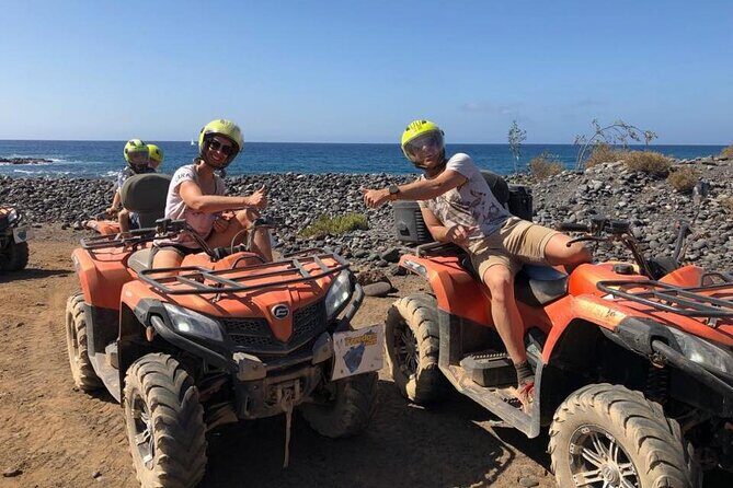 OFF-ROAD QUAD TRIP, great sensations and adrenaline! - Entering Teide National Park on an ATV, not a bus