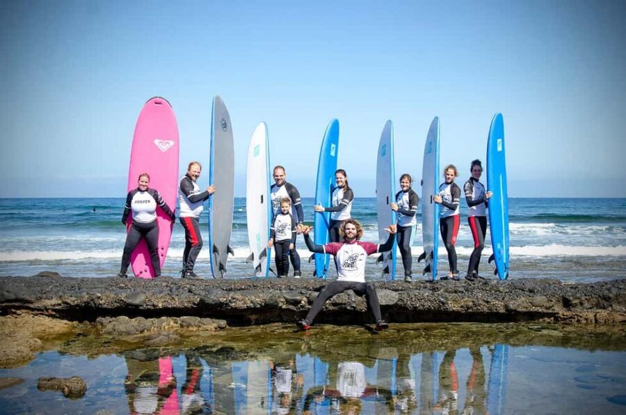 Playa de las Américas : Group Surf Lesson - In the Water: Small Groups, Close Safety, More Wave Time
