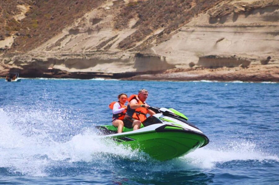 Puerto Colón: Kawasaki Jet Ski Tour Along Tenerife's Coast - Kawasaki 2024 jet skis: choosing single vs double