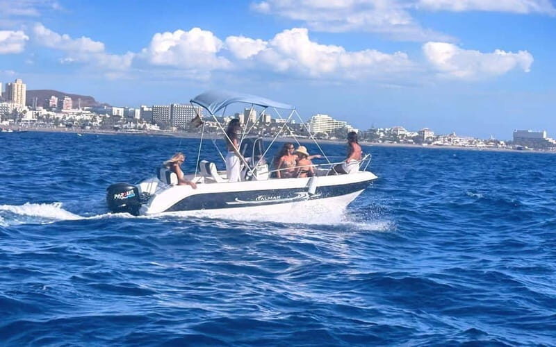 Puerto Colon: License-Free Self-Drive Boat in Tenerife - The boat setup: comfort, safety, and easy steering