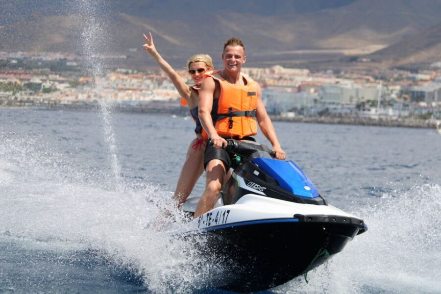 Puerto Colón: Tenerife Coast Jet Ski Tour with Photos - Wildlife at sea and the sunset-style promise: what you should expect