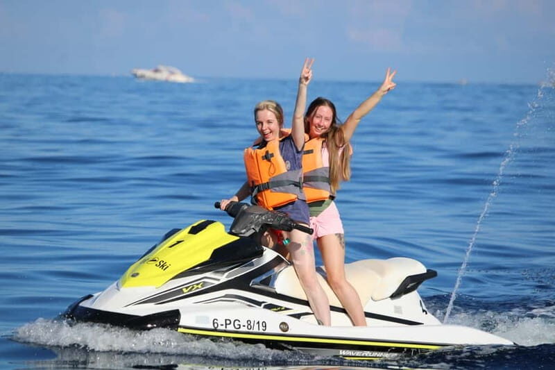 Puerto Colón: Tenerife Coast Jet Ski Tour with Photos - Dock 9 to open sea: what happens before the jet ski riding