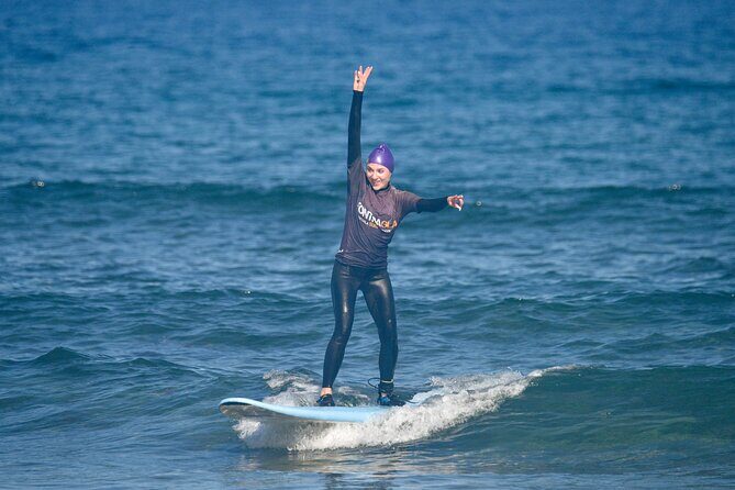 small group surf lesson in Playa de las Américas,Tenerife - Low Tide Surfing: Why This Timing Works for First-Timers