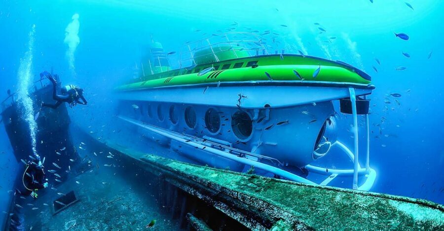 Southern Tenerife: 50-Minute Submarine Dive - Amarilla Marina: where the yellow Sub Fun Cinco starts