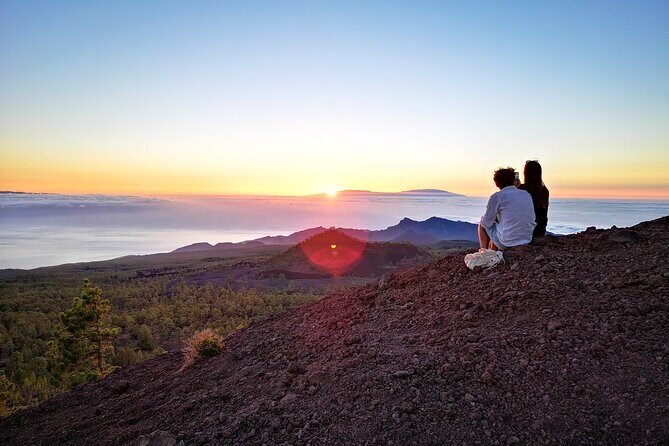 Sunset & Stargazing Experience from Teide - Mirador de los Poleos: sunset with island views you can point at