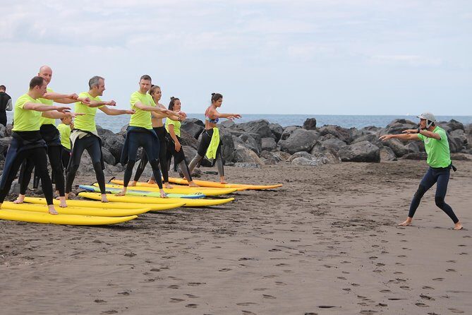 Surf Class Experience in Playa de la Américas - The ocean session: about one full hour of real wave time