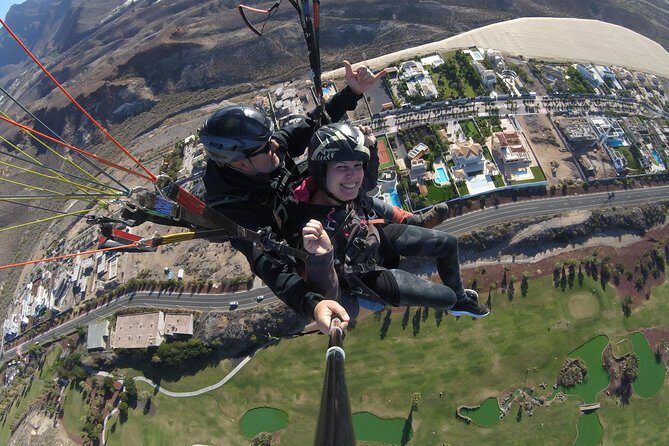 Tandem Paragliding Flight over Tenerife - The Flight Over Tenerife: From Takeoff to a Slow, Scenic Drift