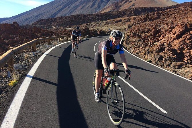 Teide road bike climb from PdC - Teide National Park: when the world turns Mars-like
