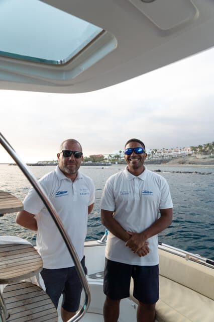 Tenerife: 6 & 8 Hour Private Luxury Motorboat Charter - What You Eat and Drink at Sea: Canarian Roast Chicken or Paella
