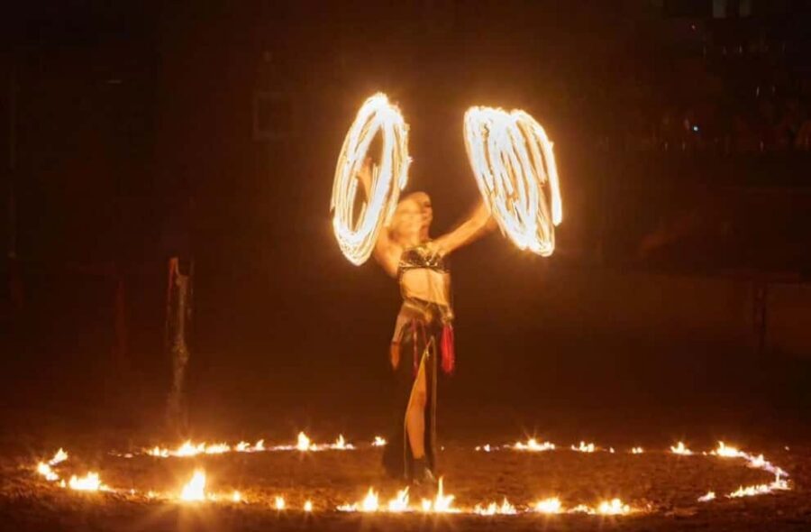 Tenerife: Castillo San Miguel Medieval Show with Dinner - VIP seating and the cava glass: is front row worth it?