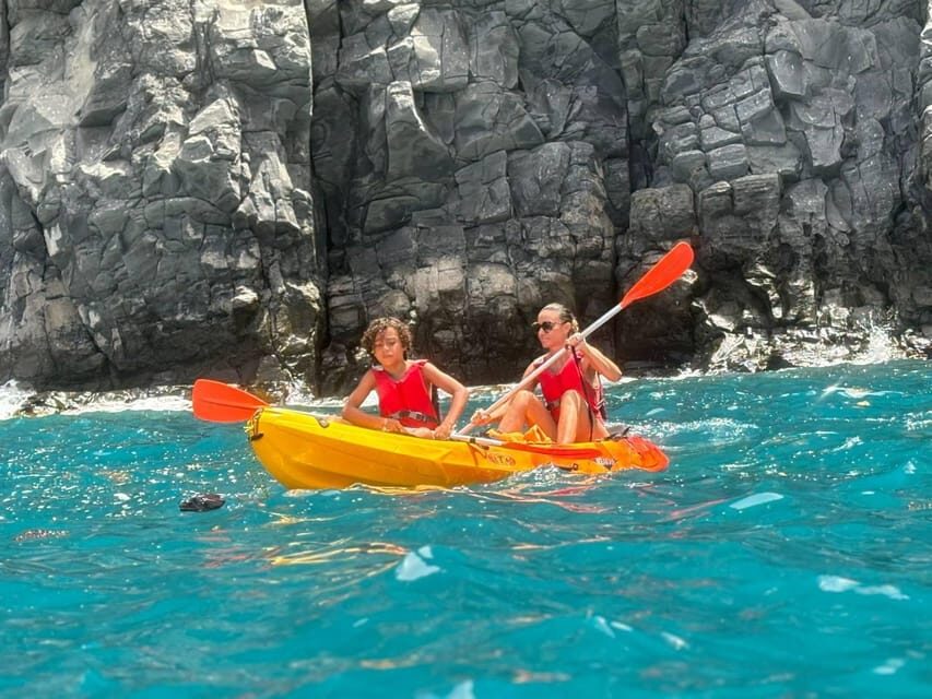 Tenerife: Kayak & Snorkeling, Marine Fauna Watching - The third kayaking leg and the water time: swimming/snorkel when it counts
