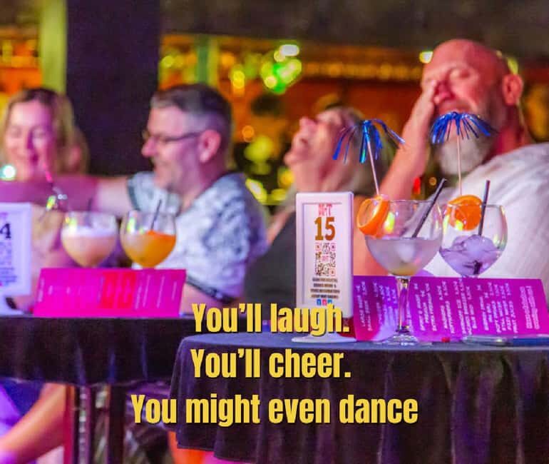 Tenerife: MHT - Music Hall Tavern Comedy Drag Dinner Show - The comedy drag show in English: how the humor lands