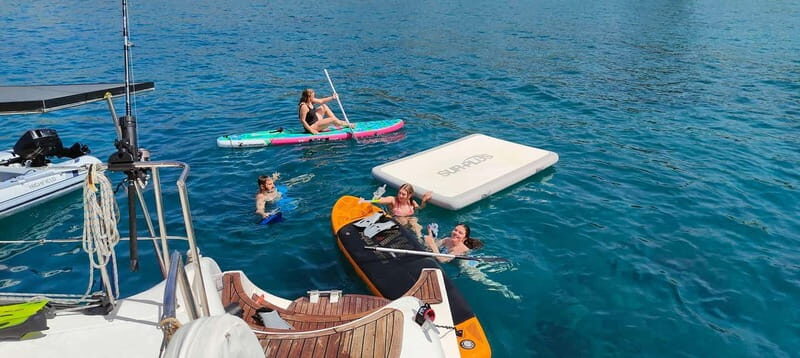 Tenerife: PRIVATE Catamaran cruise with Lunch and Drinks - Stop 4 Back Toward Marina San Miguel: Wrap-Up Time With a View