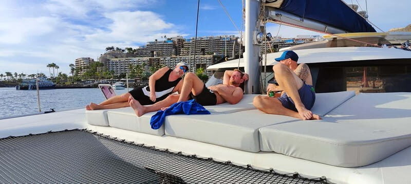 Tenerife: PRIVATE Catamaran cruise with Lunch and Drinks - From San Miguel Marina to Your First Time at Sea