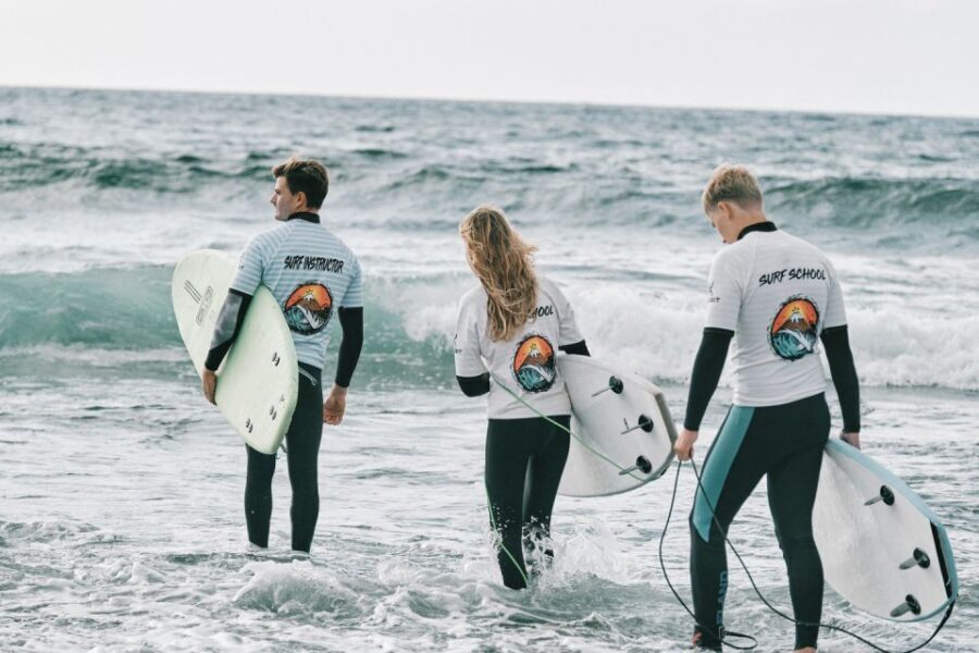 Tenerife: Private Surf Lesson catch your wave - Where you meet Tilegit Surf School in Las Américas