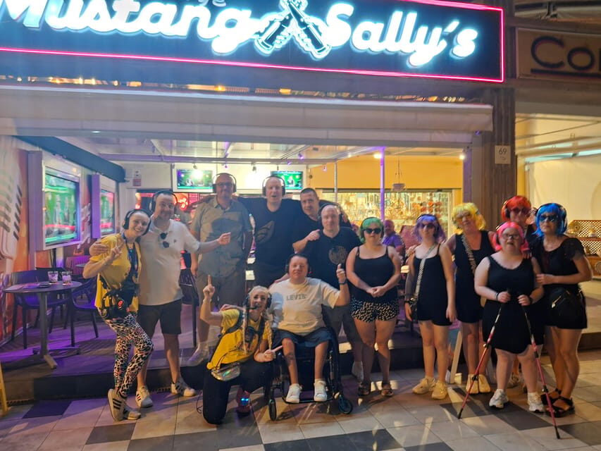 Tenerife: Silent Disco Walking Tour "Mustang Sally's" - A 1-hour Fanabe musical loop that feels like a joke you’re in