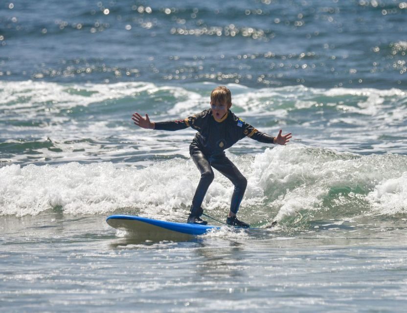 Tenerife: Surfing Lesson for Kids in Las Americas - What to bring (and the swim rule you must respect)