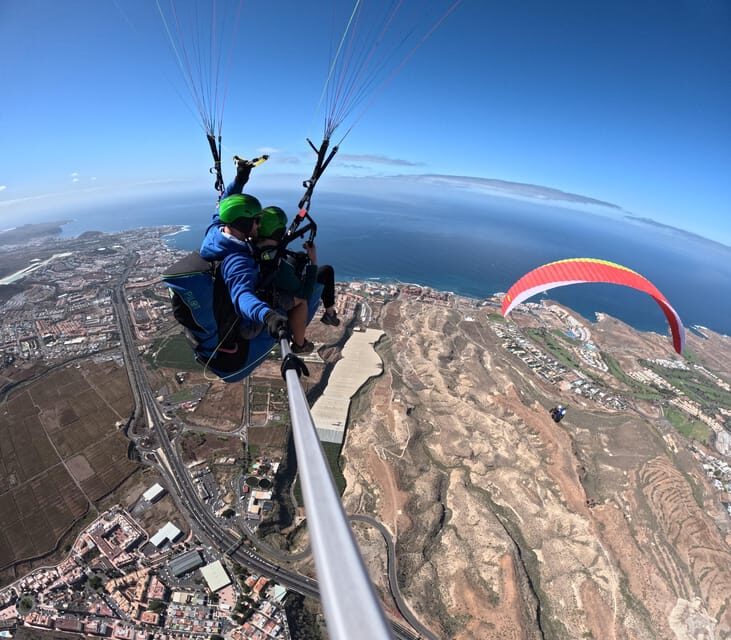 Tenerife: Tandem Paragliding in Adeje with hotel transfer - Launch and the Flight: Let the Pilot Drive, You Just Watch