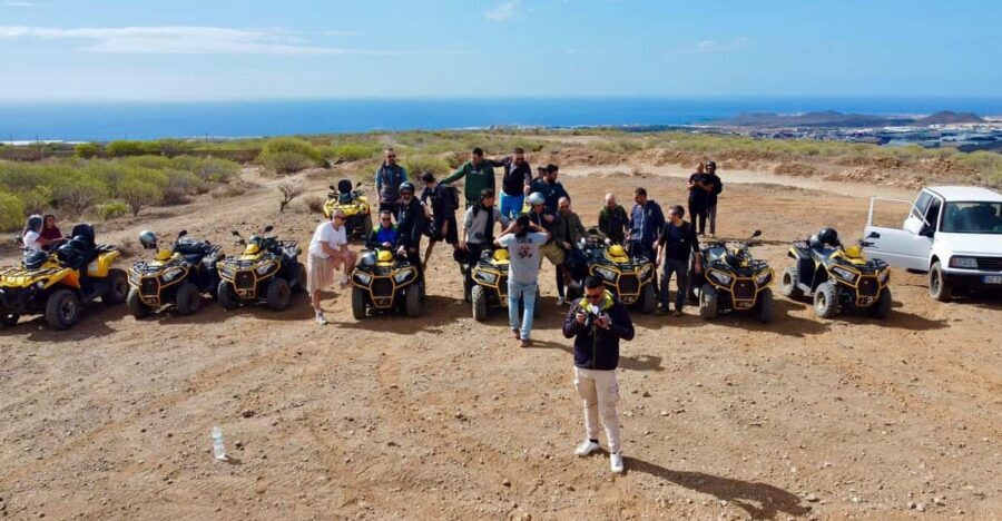 Tenerife: Teide Volcano Sunset Quad Bike Tour with Drinks - The sunset over the Atlantic: drinks, photos, and the night return