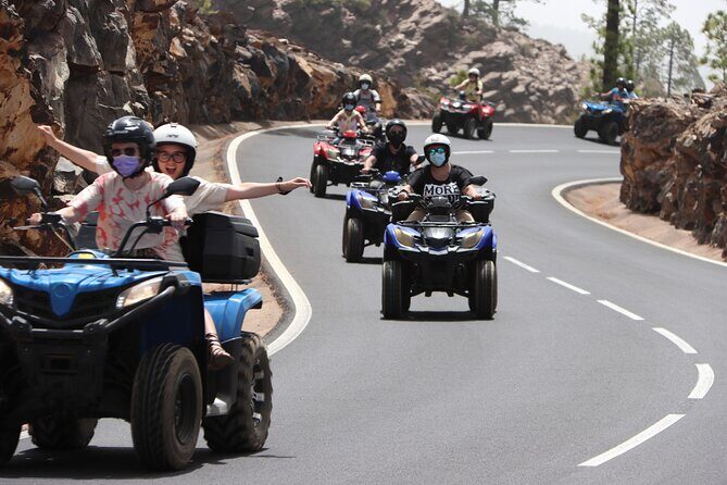 Tenerife Volcano Quad Tour - Minibus pickup and a smooth start (so you’re not stressed)