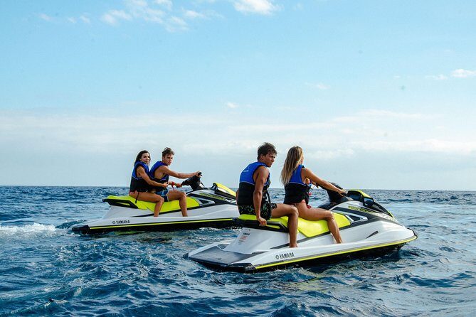 Tenerife Water Sports Package with 40 Min. Jet Ski and Parascending for 2 People - Jet Ski Safari: 40 Minutes, and a Coastline That Depends on Sea Conditions