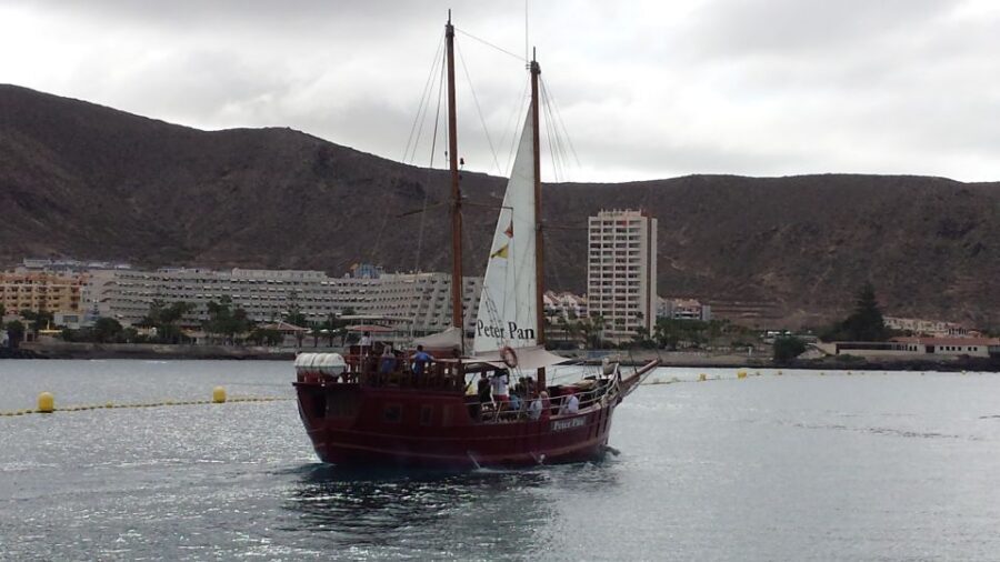 Tenerife:Respectful Whale Watching, Pirate Ship, & Swim - A Portuguese Goleta Cruise That Feels Like the Past