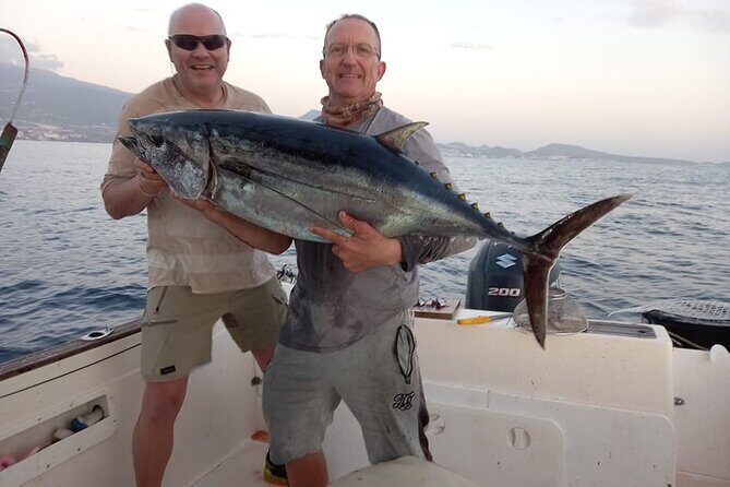 World Class Fishing Charter Trip in Tenerife - Captain Gavin and the Tenerife fishing brain